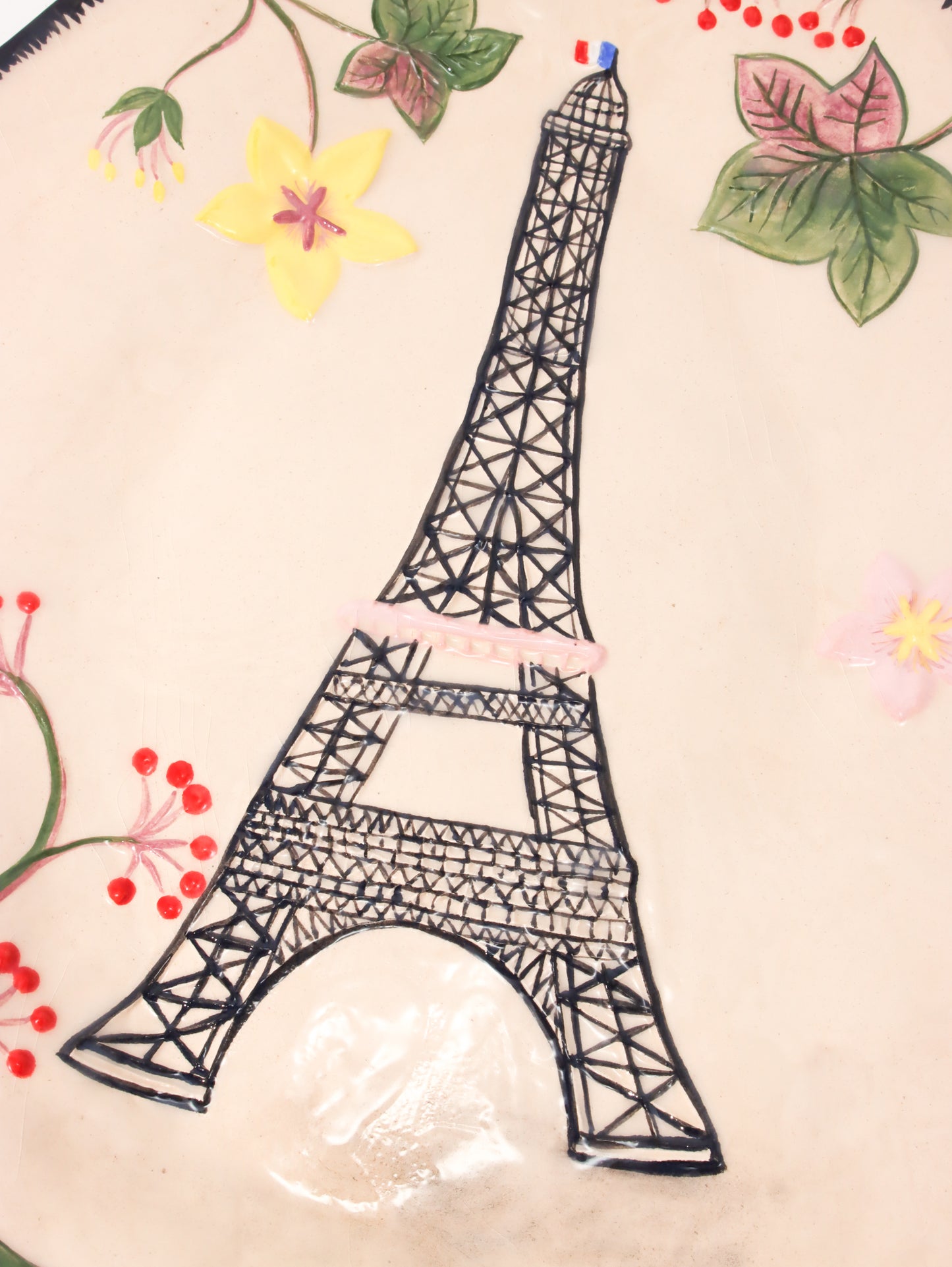 Nathalie Lété Eiffel Tour Painted プラッター49cm