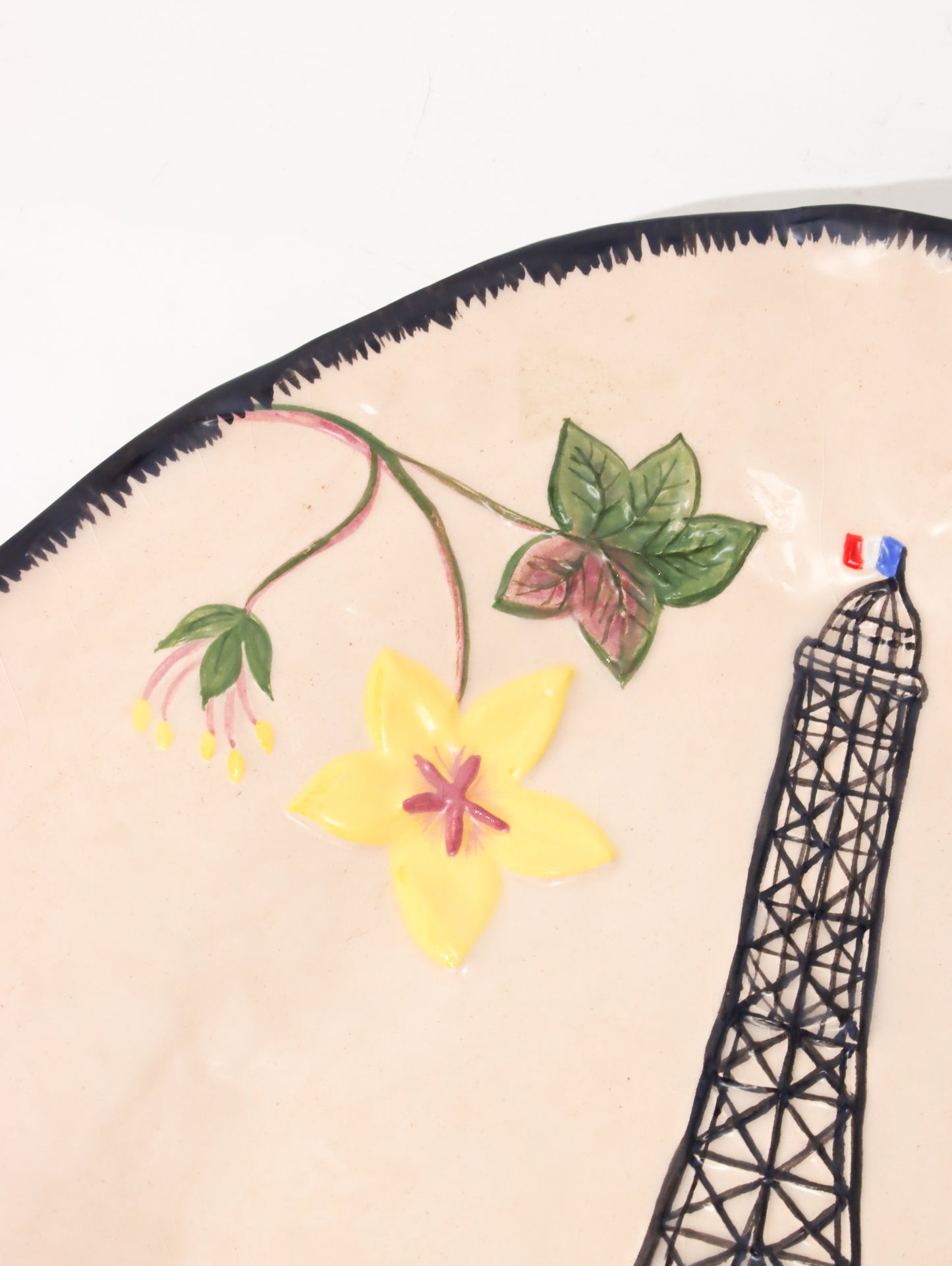 Nathalie Lété Eiffel Tour Painted プラッター49cm