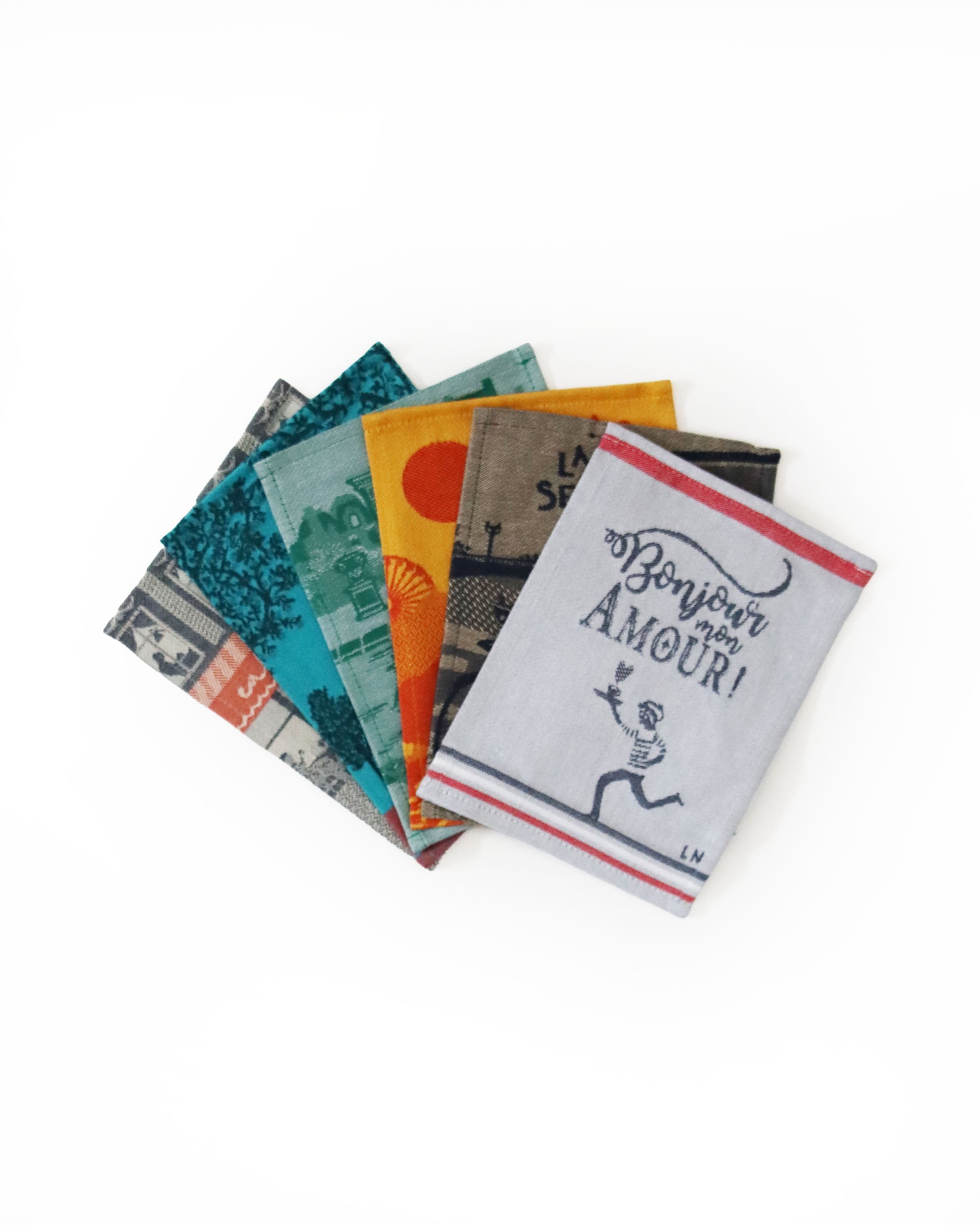 <TISSAGE MOUTET> ナプキン 6set PARIS