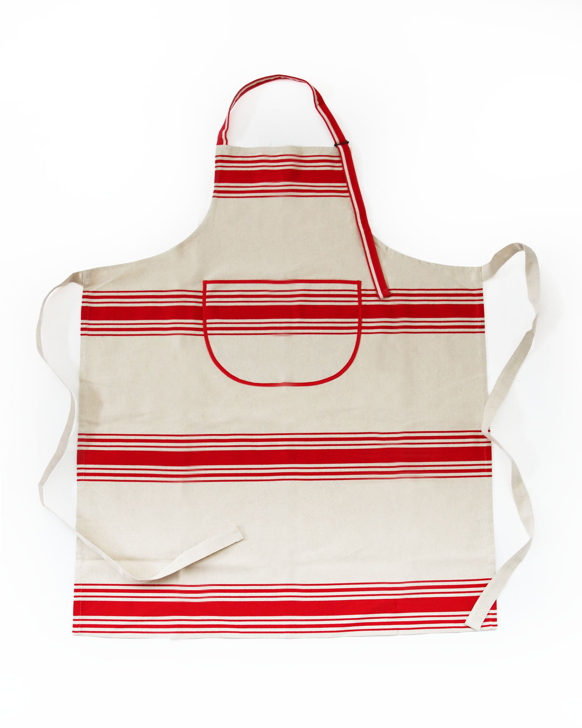 <TISSAGE MOUTET> エプロン COUTIL ROUGE