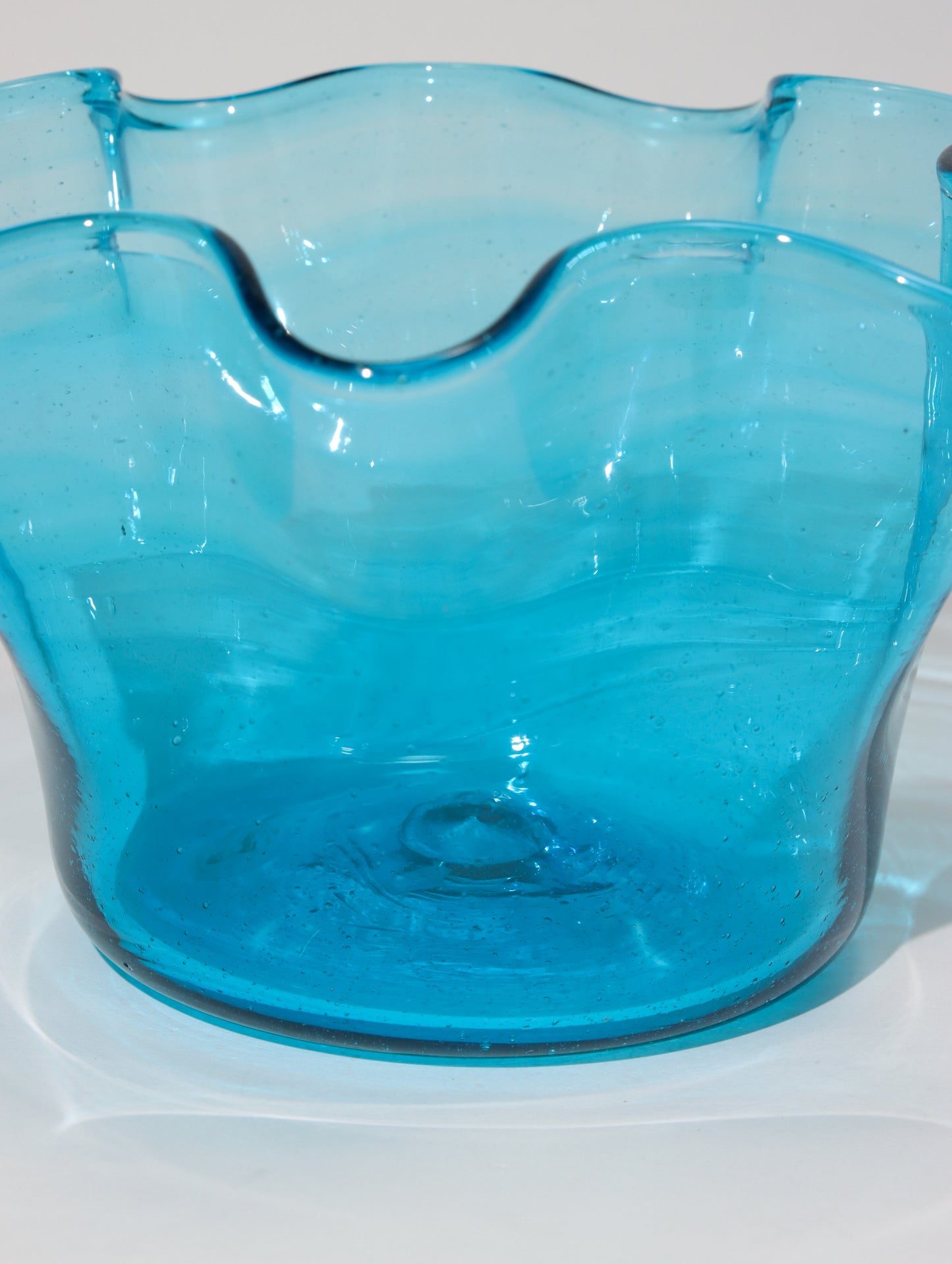 フラワーベース FOULARD  Turquoise