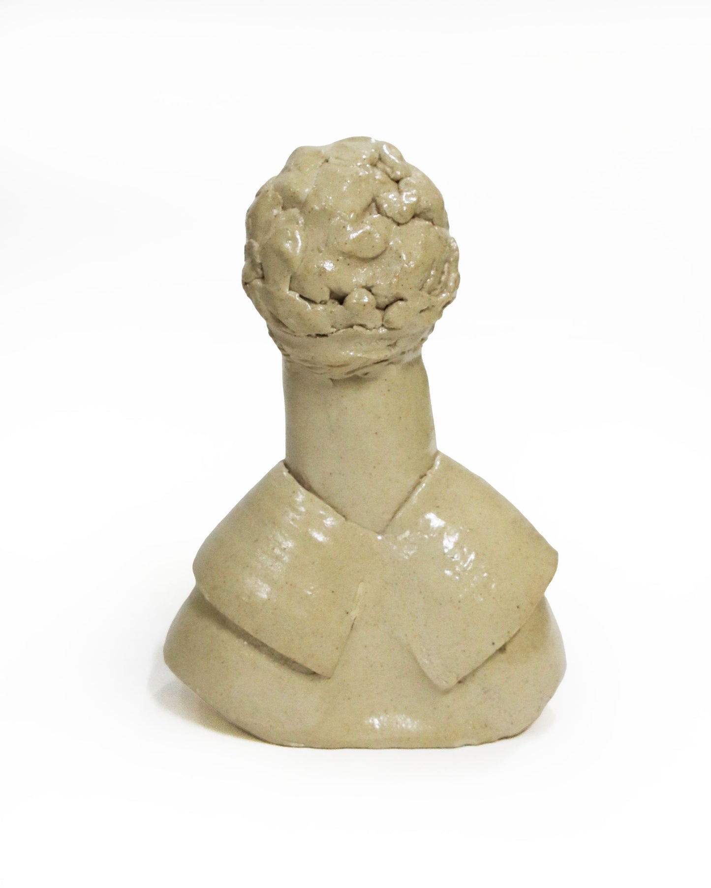 オブジェ Buste sans socle Brun