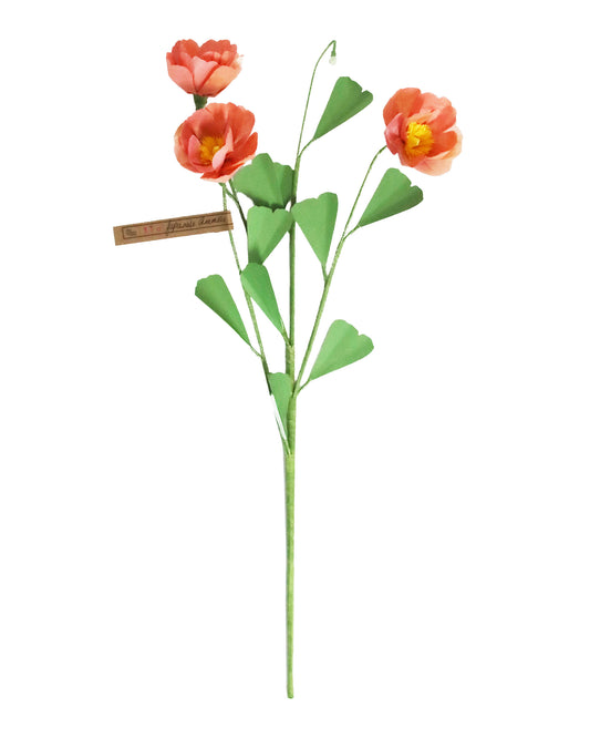 ペーパーフラワー Japanese Anemone Triple