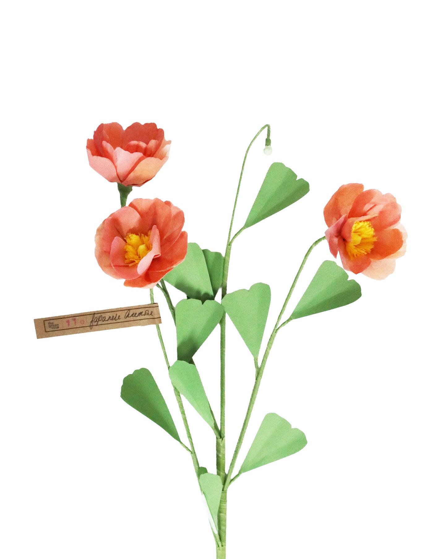 ペーパーフラワー Japanese Anemone Triple