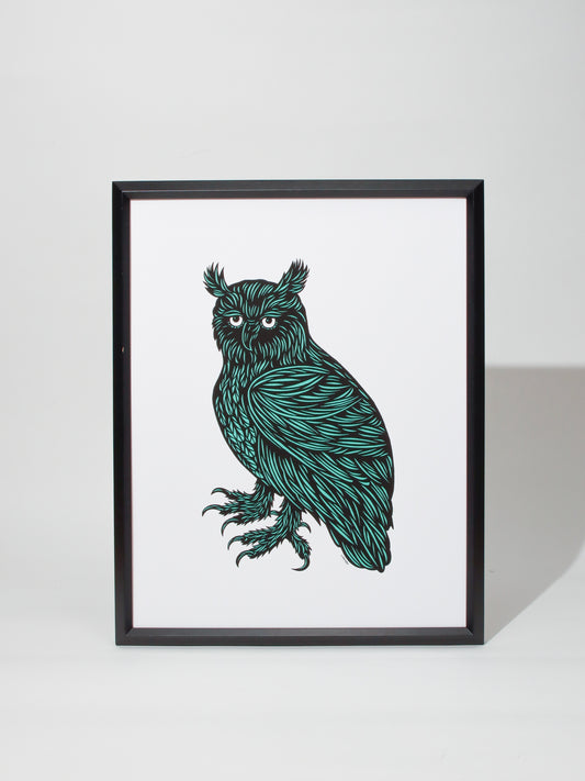 アートプリント Wise Owl