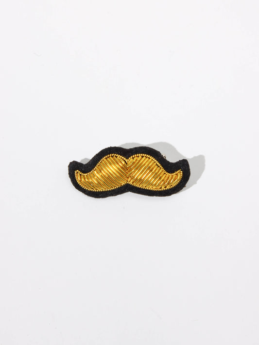 ＜Macon＆Lesquoy＞ブローチ Golden Moustache