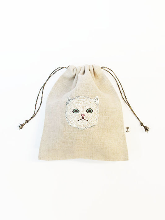 【SPECIAL ITEM】ドローストリングスモールバッグ Baby Cat