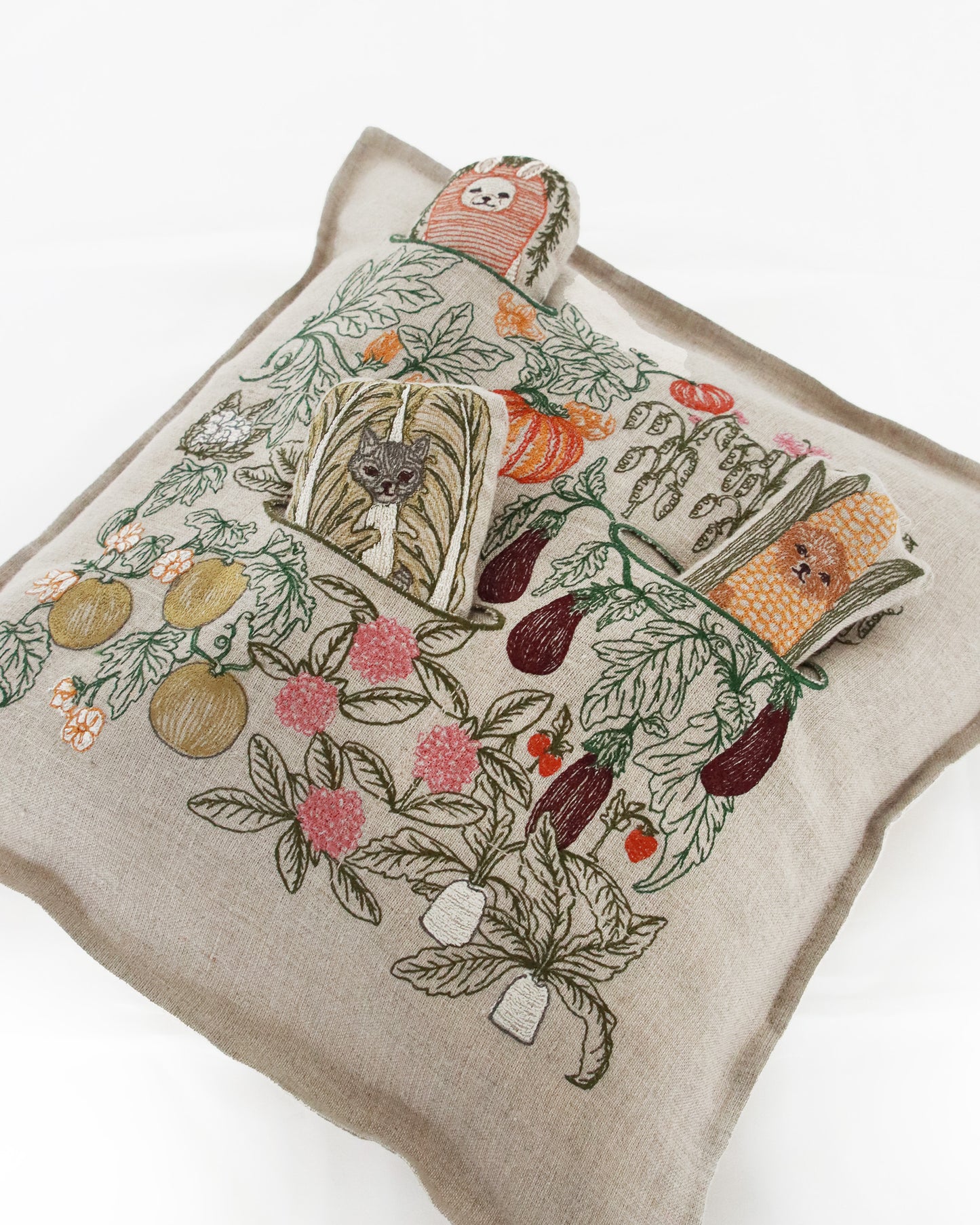 クッションカバー 30x30 Garden Patch wp