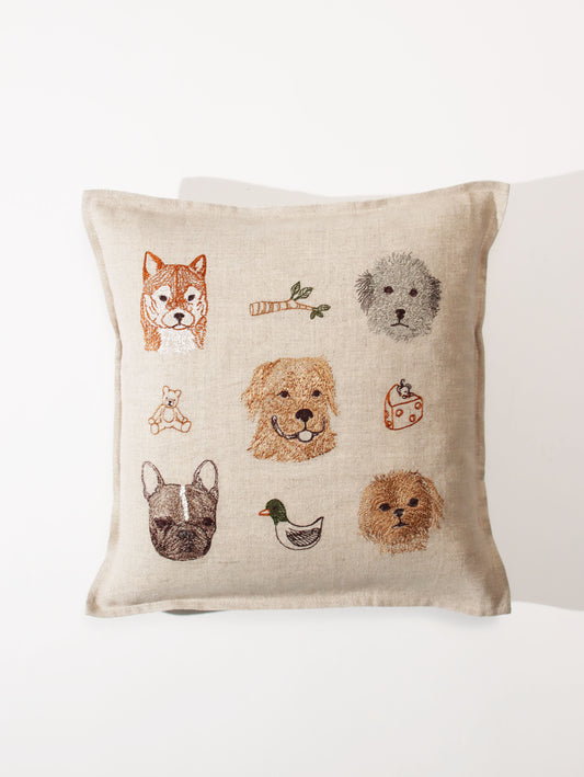 クッションカバー 30x30 Charming Canines