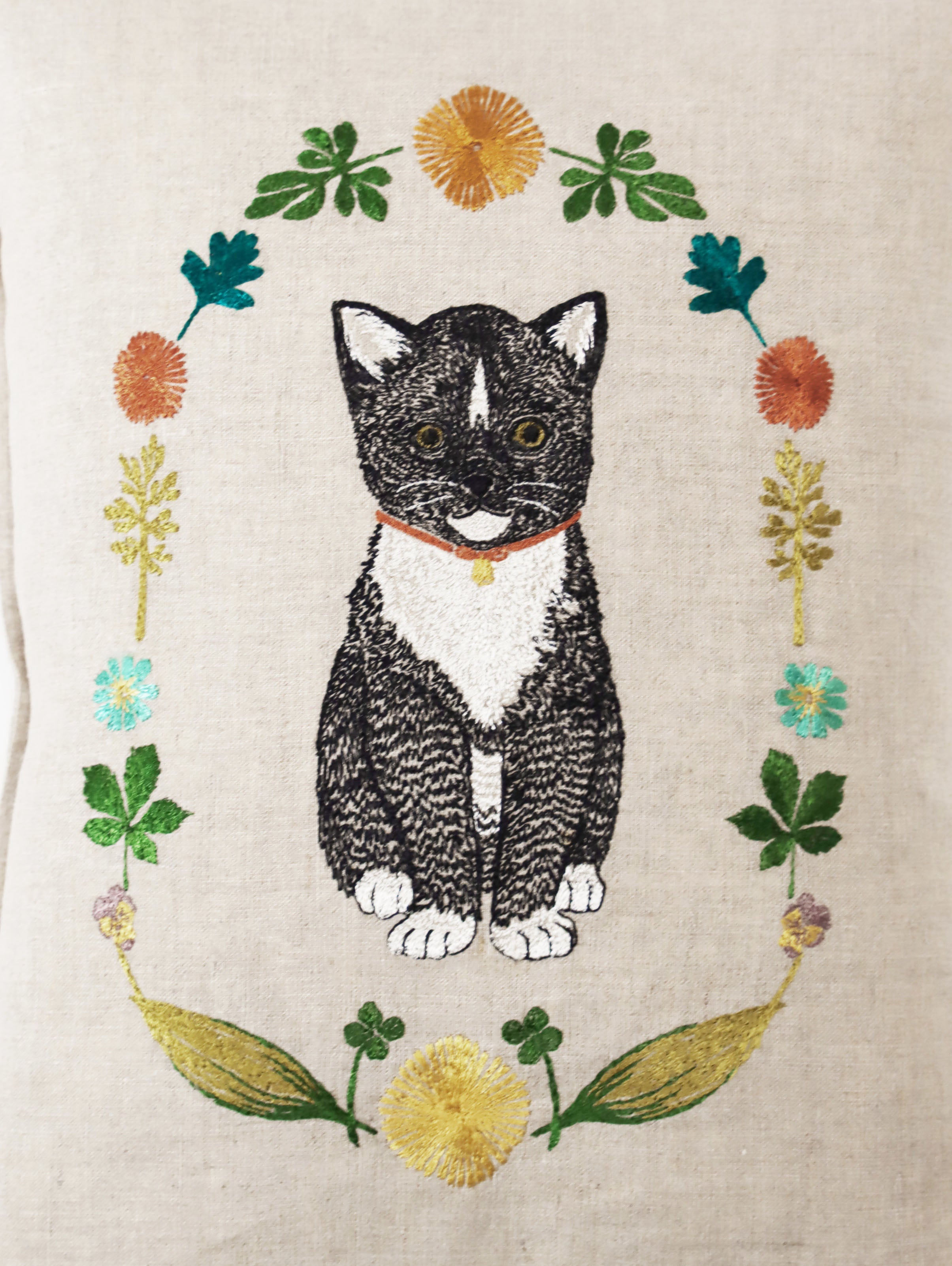 【新品】CORAL & TUSK　キルトCats CORAL&TUSK [Cats Quilt] 猫モチーフ 刺繍キルト(コーラル