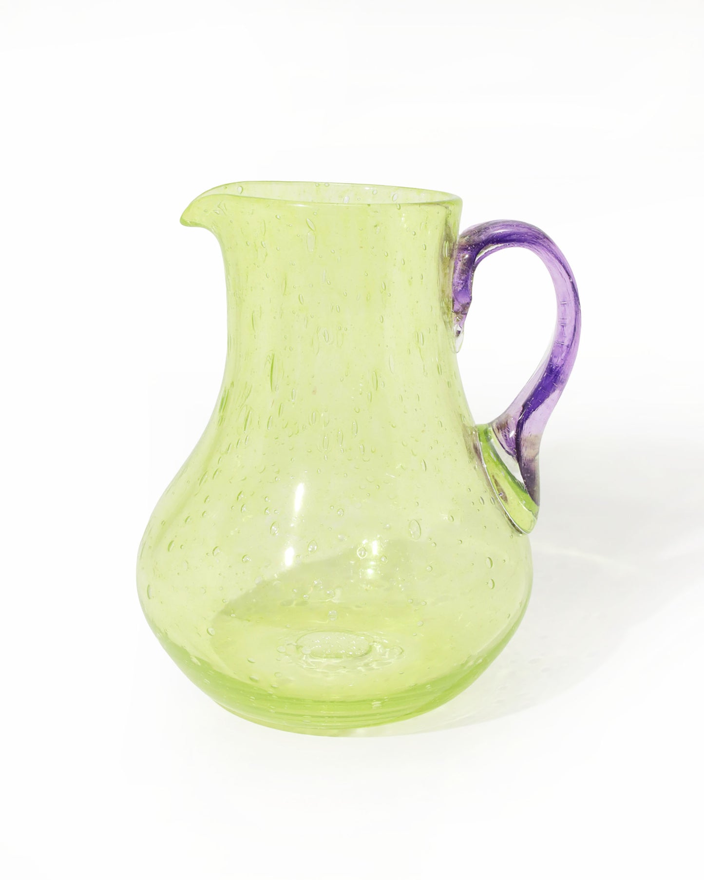 フラワーベース lime green/purple