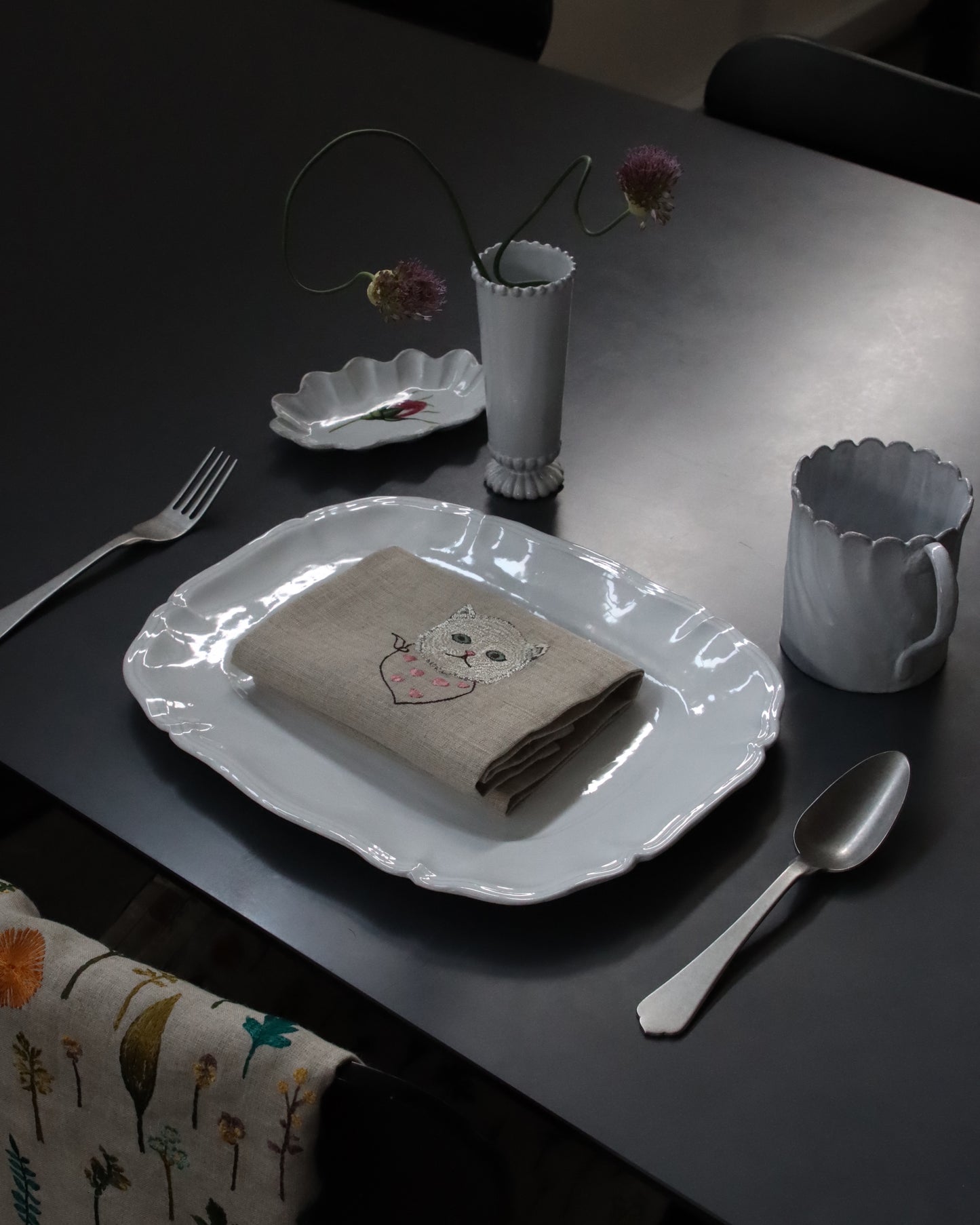 【SPECIAL ITEM】ティータオル Baby Cat Heart