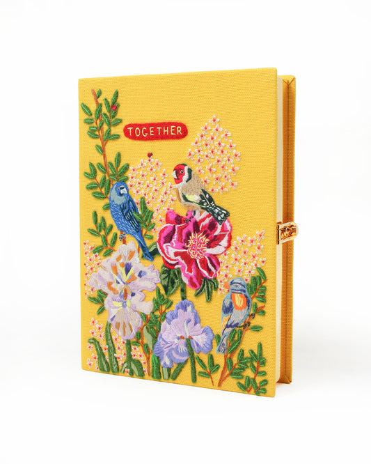 <Nathalie Lete × Olympia Le-Tan> ブッククラッチバッグ  TOGETHER YELLOW
