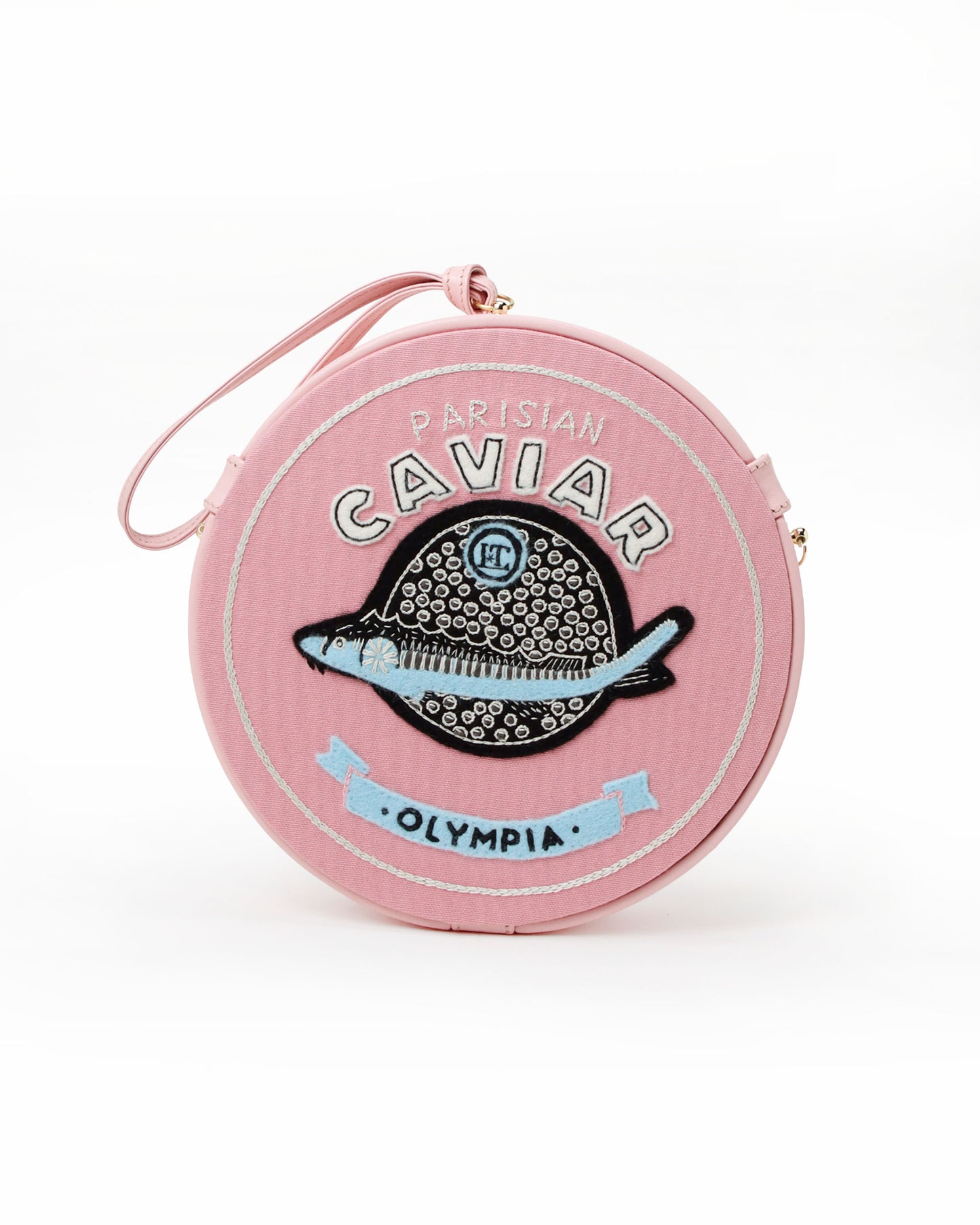 <Olympia Le-Tan> キャビアストラップバッグ ROSE PIERRE