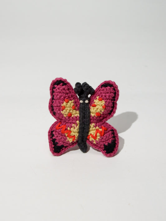 ブローチ Papillons Pink