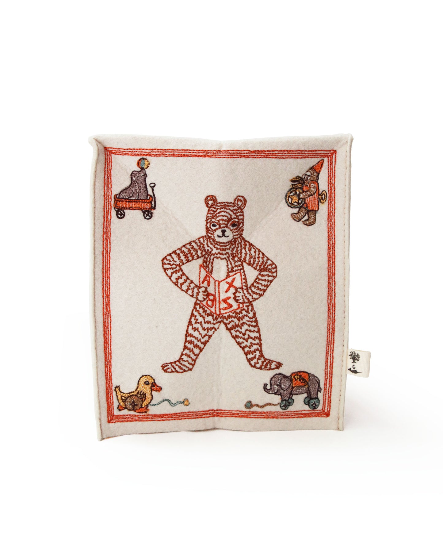 ティッシュボックスカバー ABC