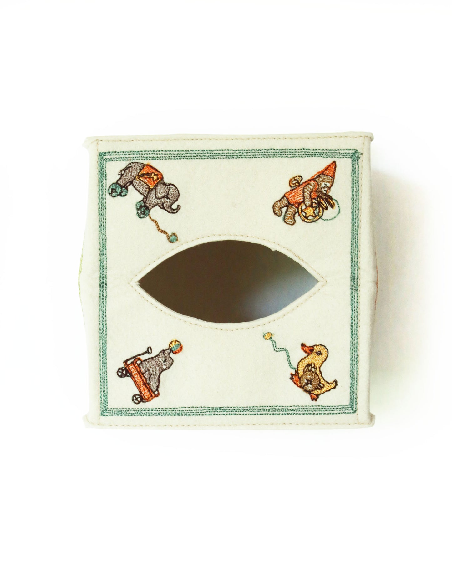 ティッシュボックスカバー ABC