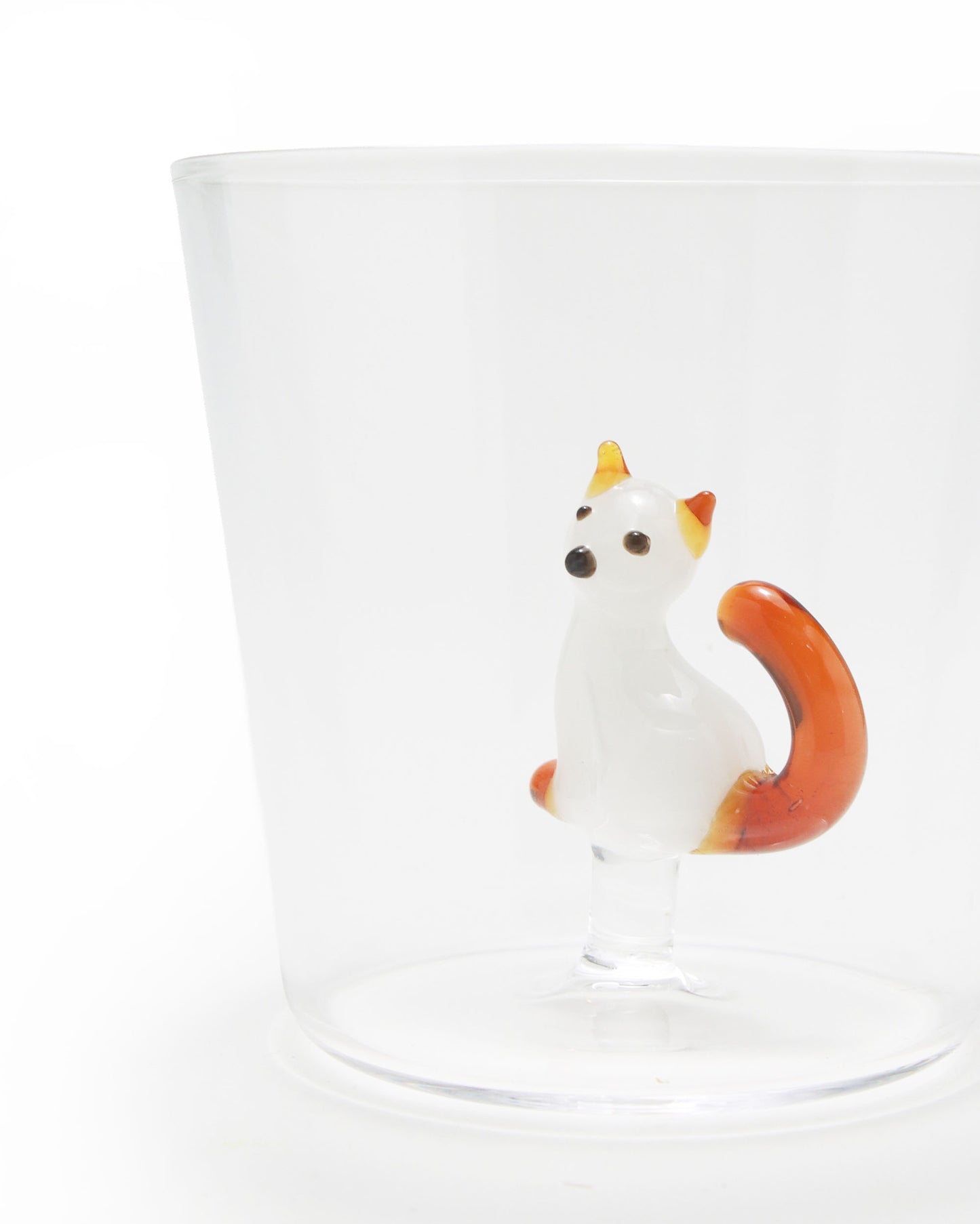 タンブラー White Cat with Amber Tail