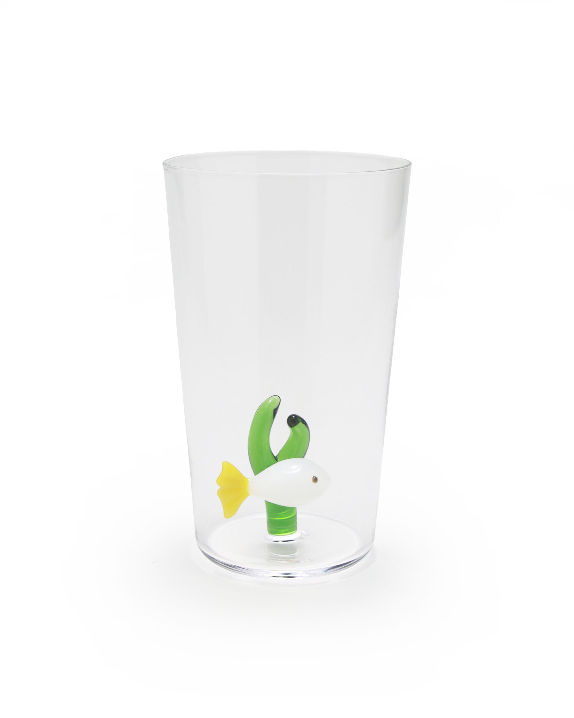 グラス White Fish Green Seaweed