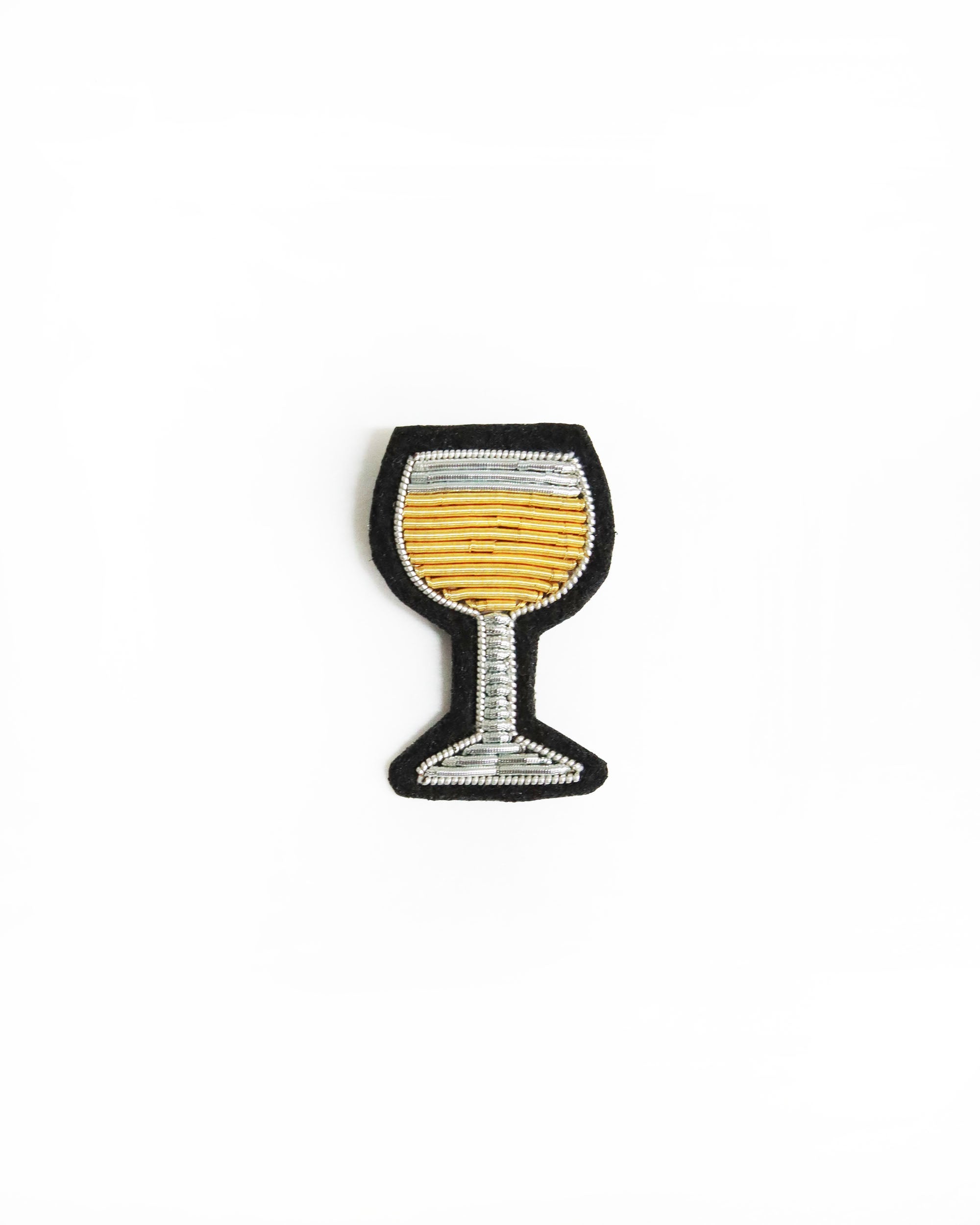 ブローチ Verre de Blanc
