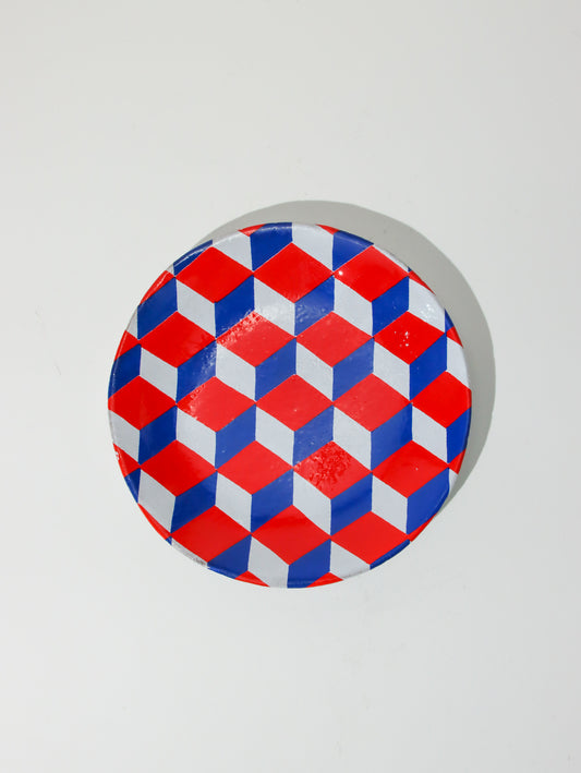 Tricolore cube ソーサー 13.5cm