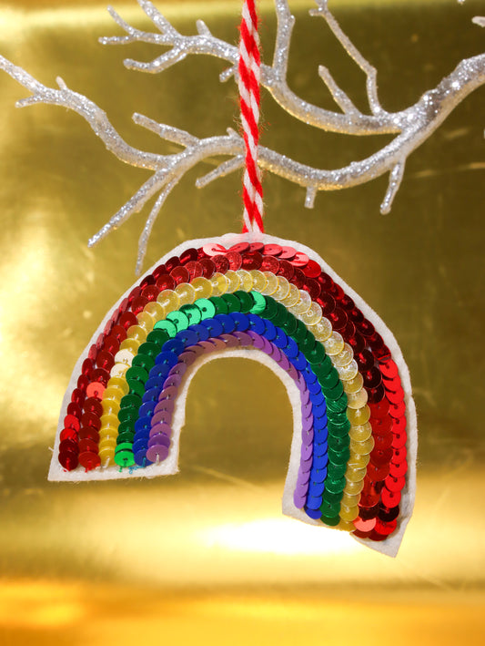 オーナメント SEQUIN RAINBOW
