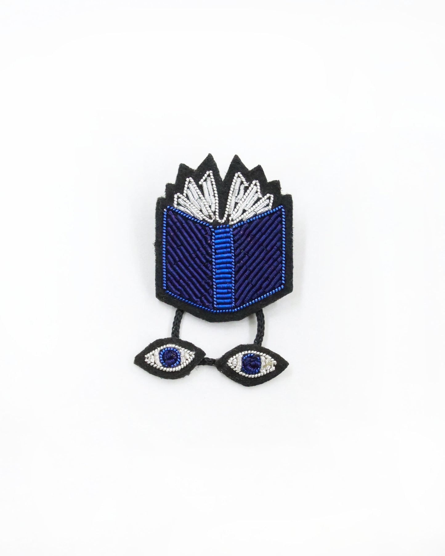 ブローチ Livre Bleu