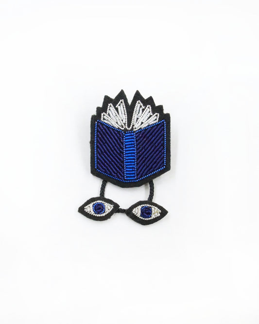 ブローチ Livre Bleu