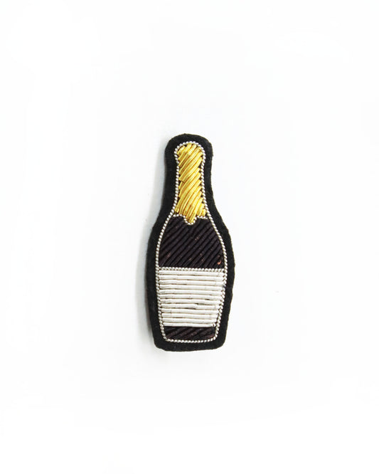ブローチ Bouteille Champagne