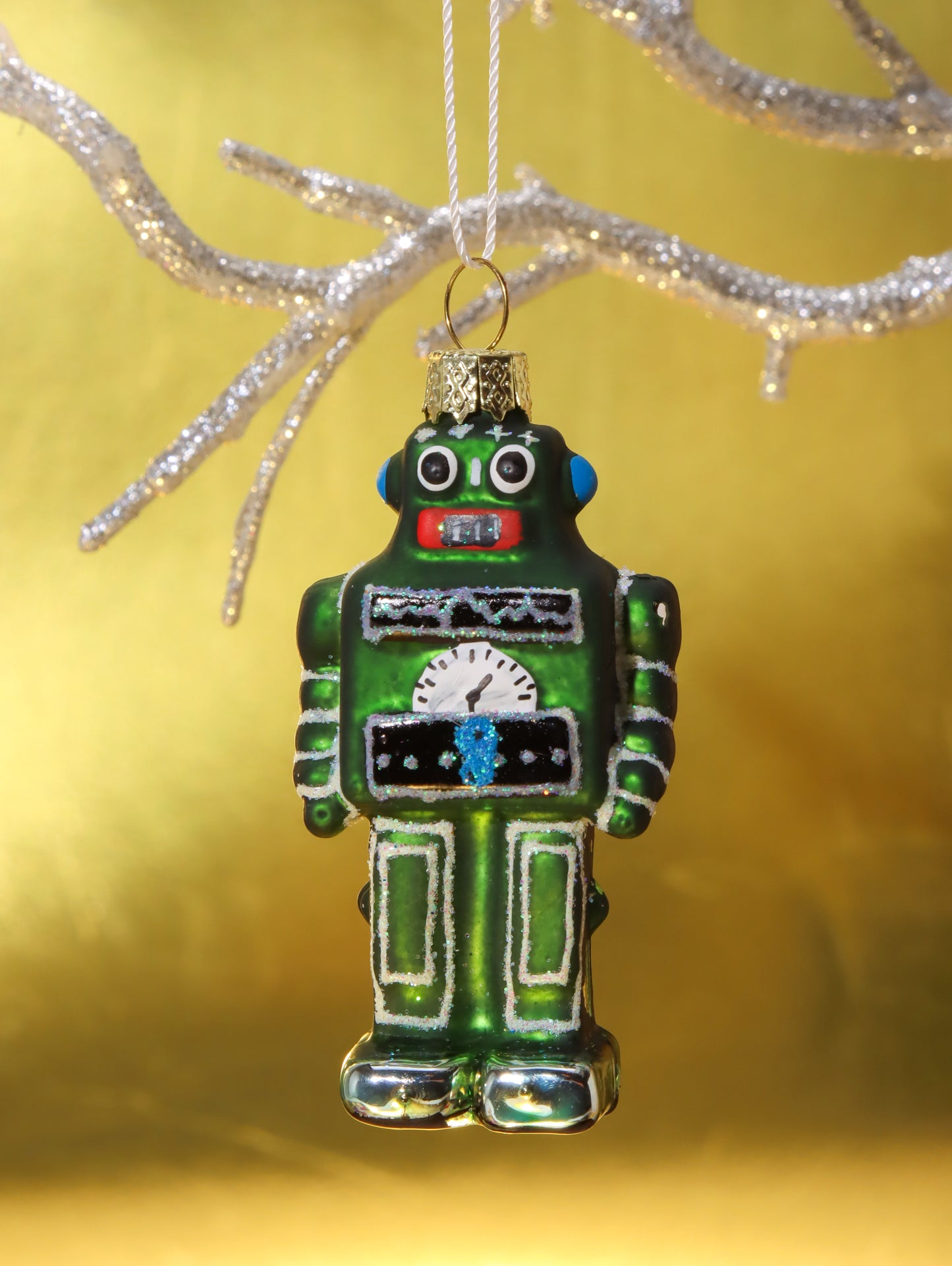 オーナメント TINY GREEN ROBOT ORN C