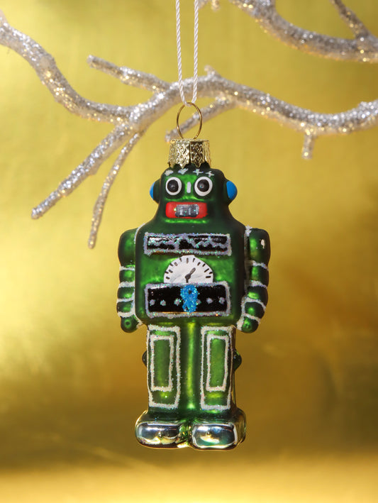 オーナメント TINY GREEN ROBOT ORN C