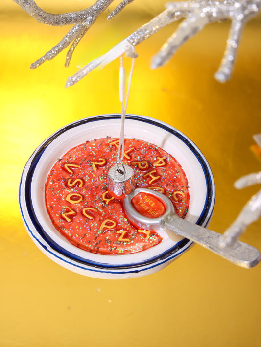 オーナメント NOT VERY MERRY ALPHABET SOUP