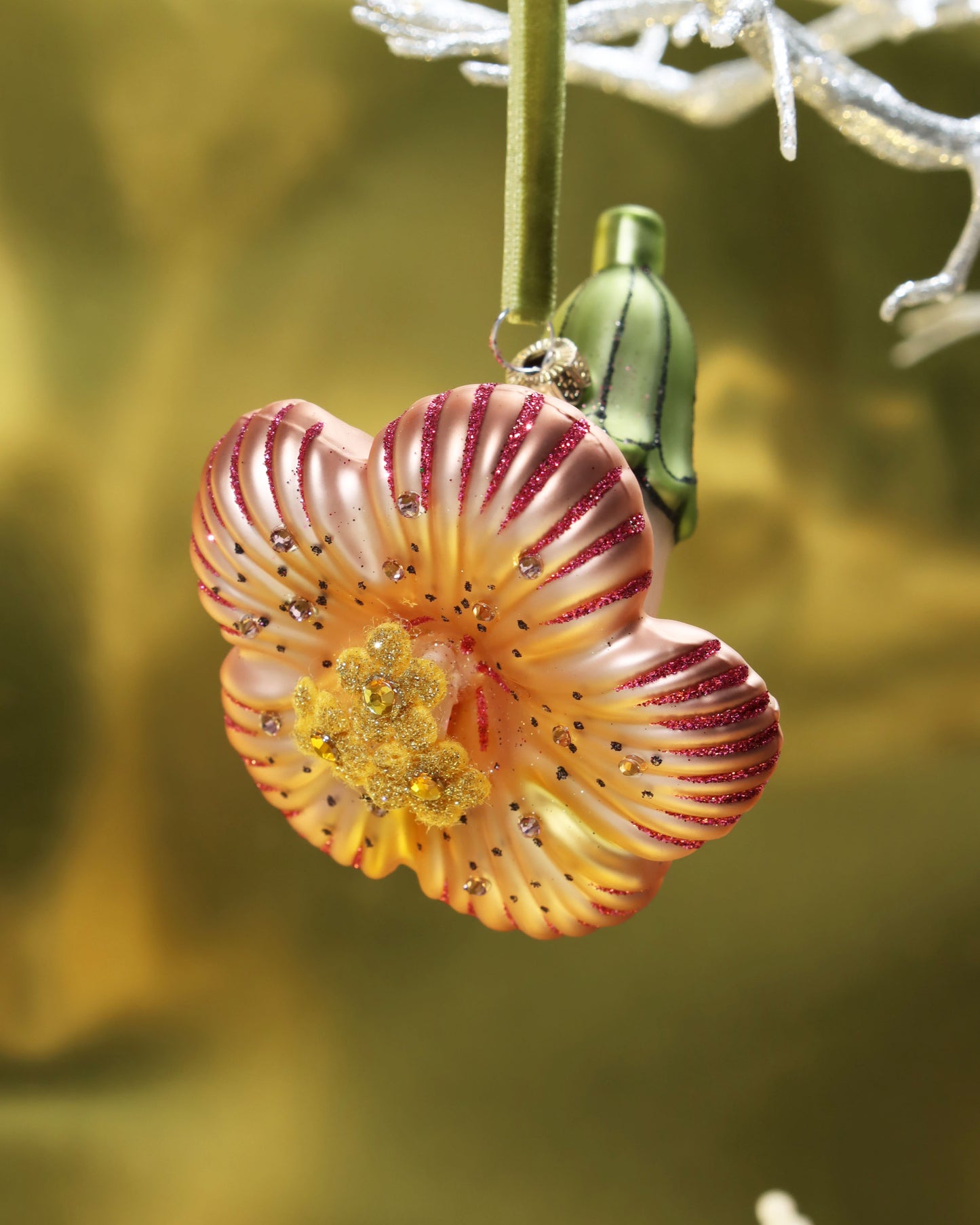 オーナメント STRIPED TRUMPET FLOWER