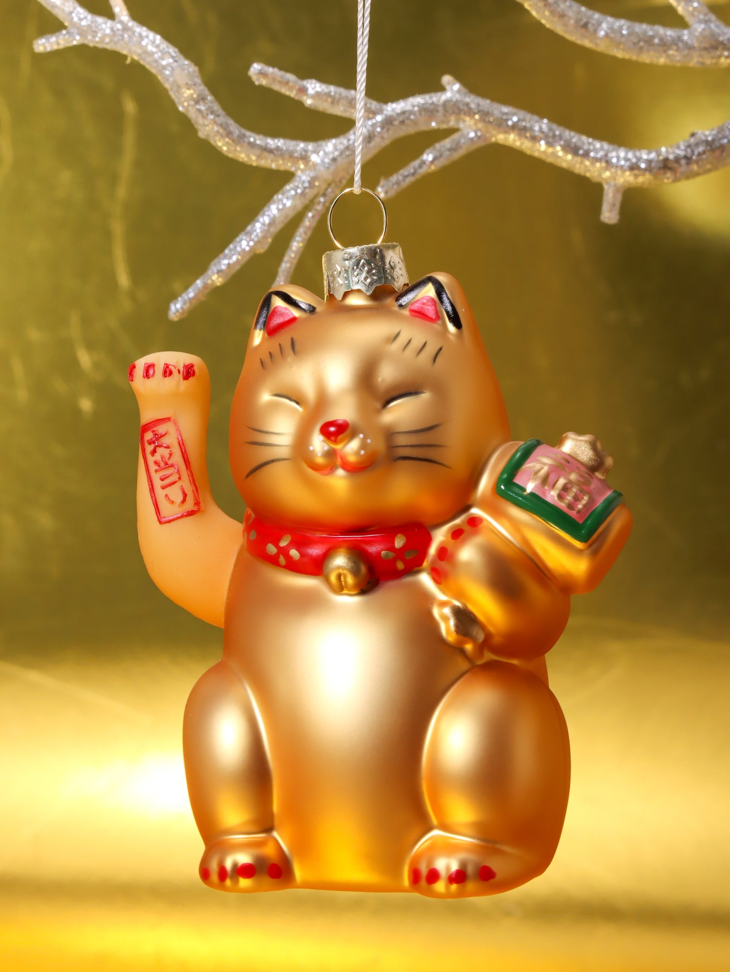 オーナメント BECKONING LUCKY CAT