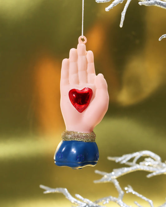 オーナメント HAND WITH HEART