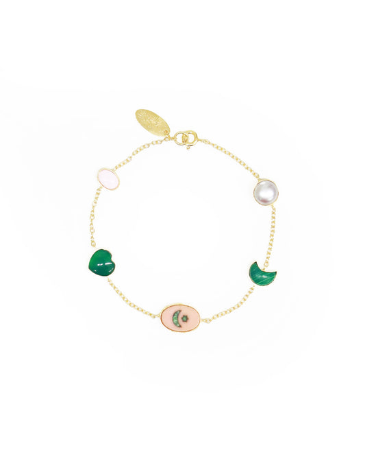 ブレスレット FIVE MINI CHARM