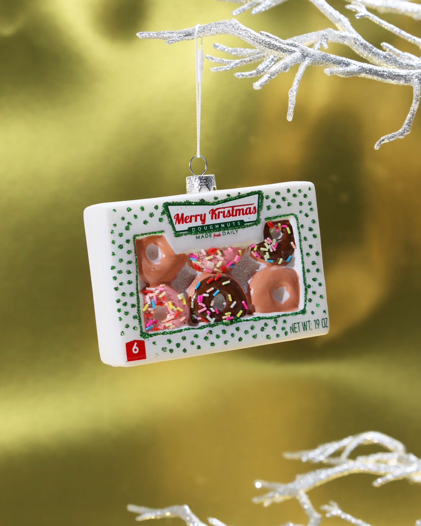 オーナメント MERRY KRISTMAS DOUGHNUTS