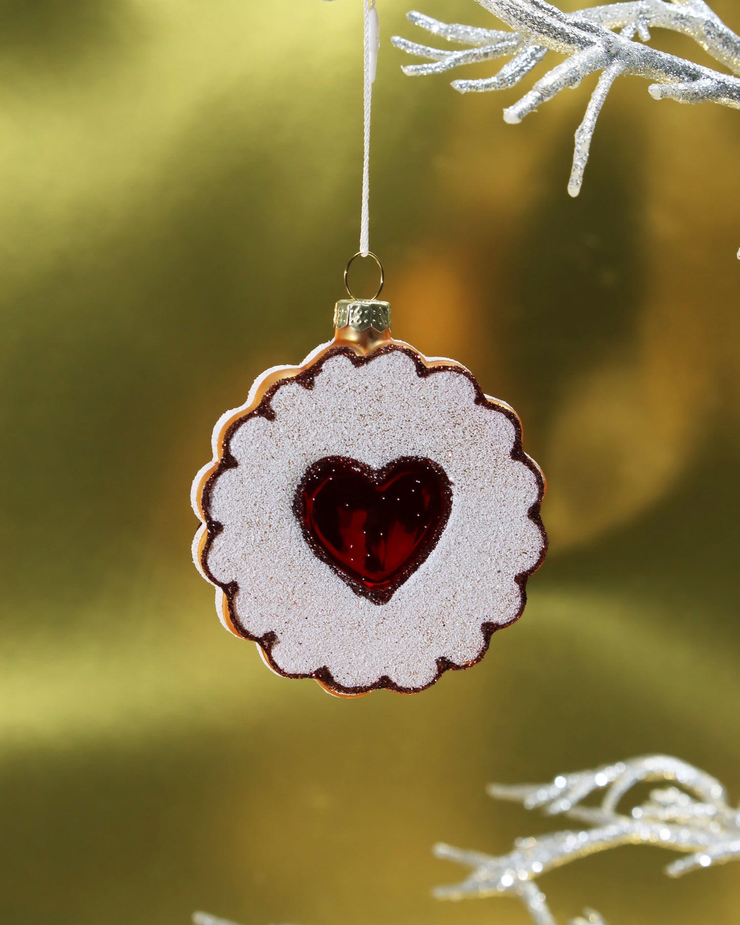 オーナメント LINZER HEART COOKIE