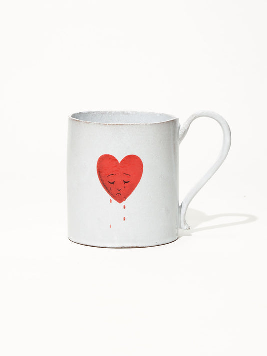 John Derian クライングハートマグカップ