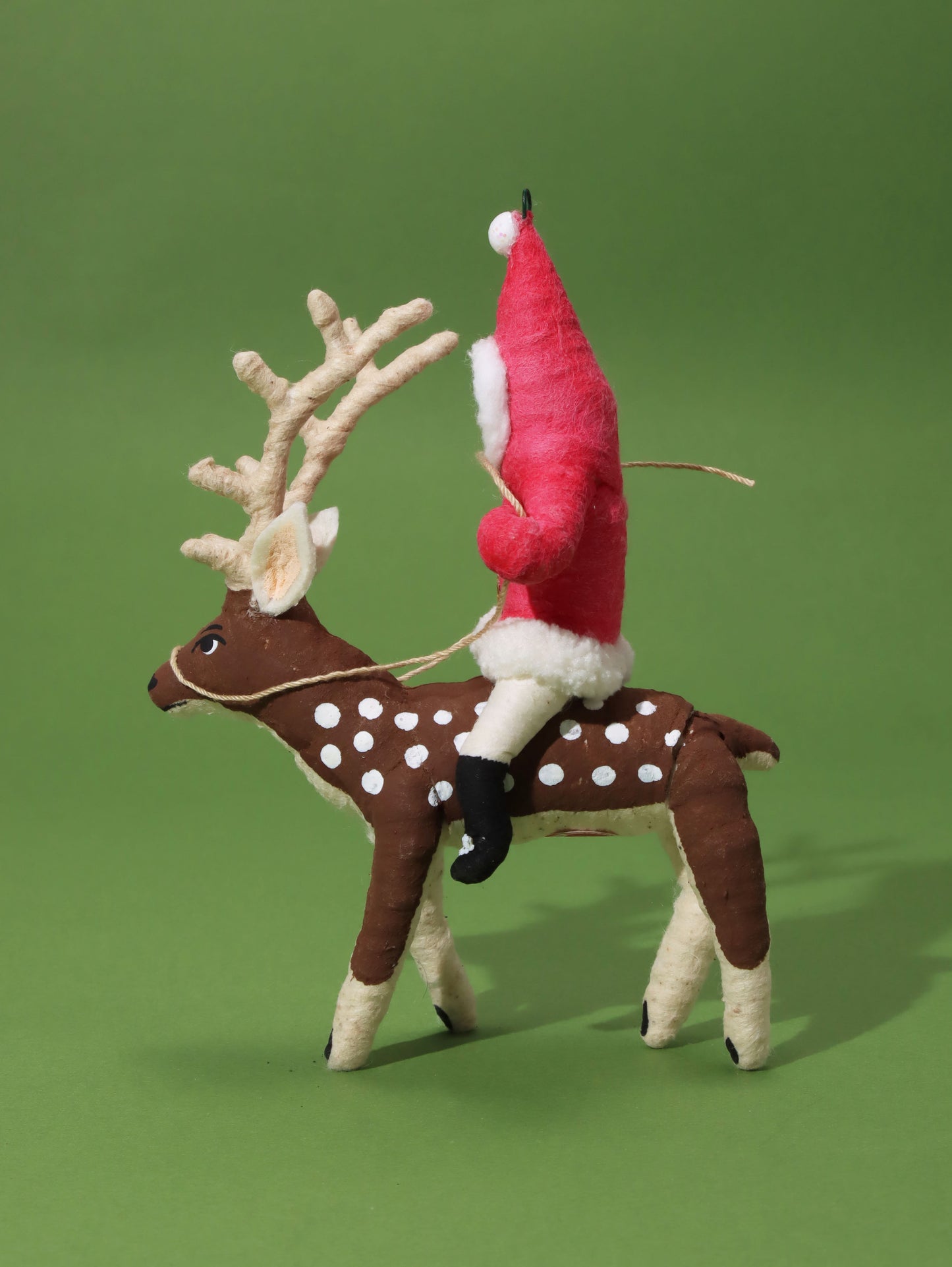 オーナメント SPOTTED REINDEER RIDER