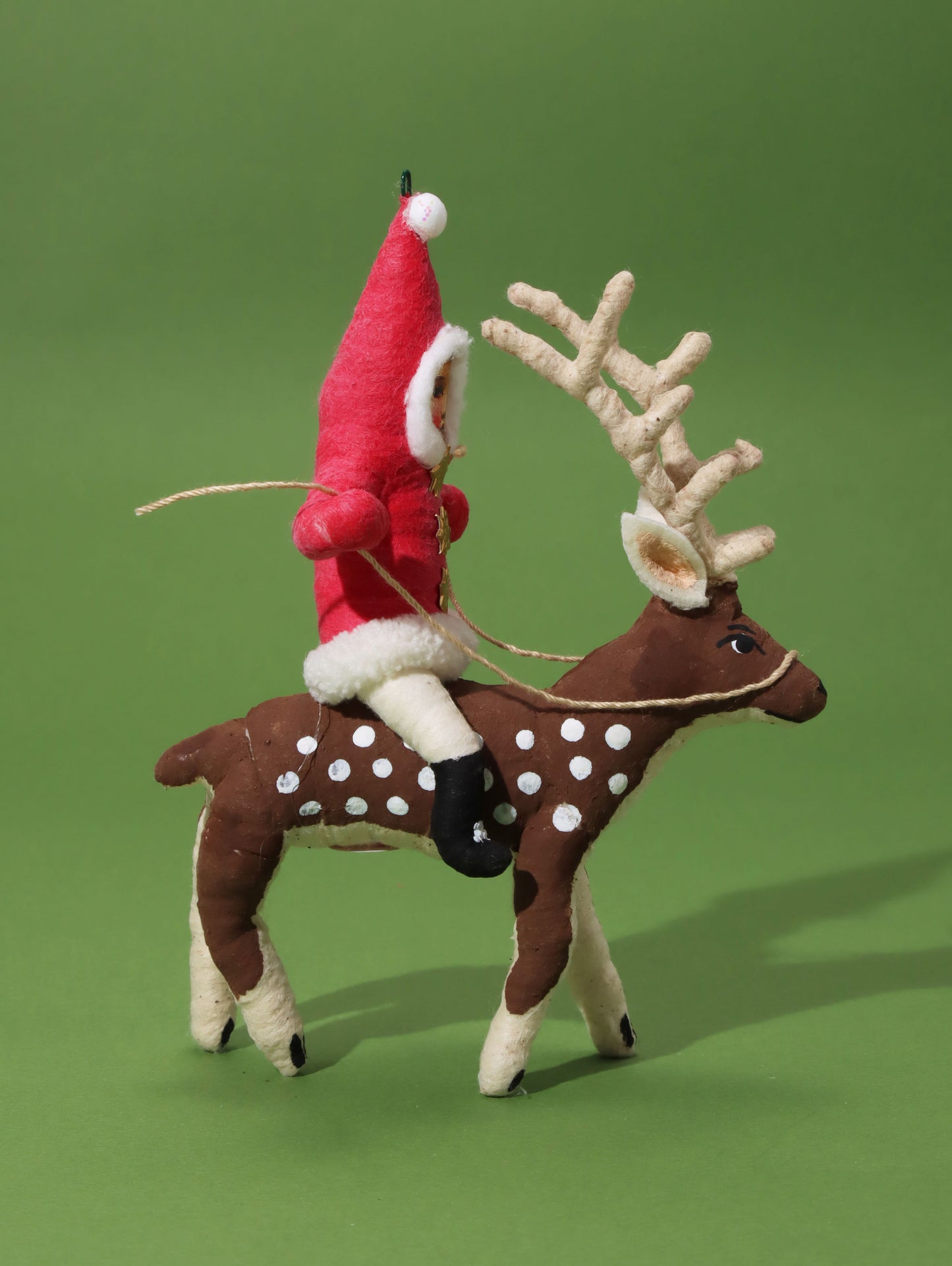 オーナメント SPOTTED REINDEER RIDER