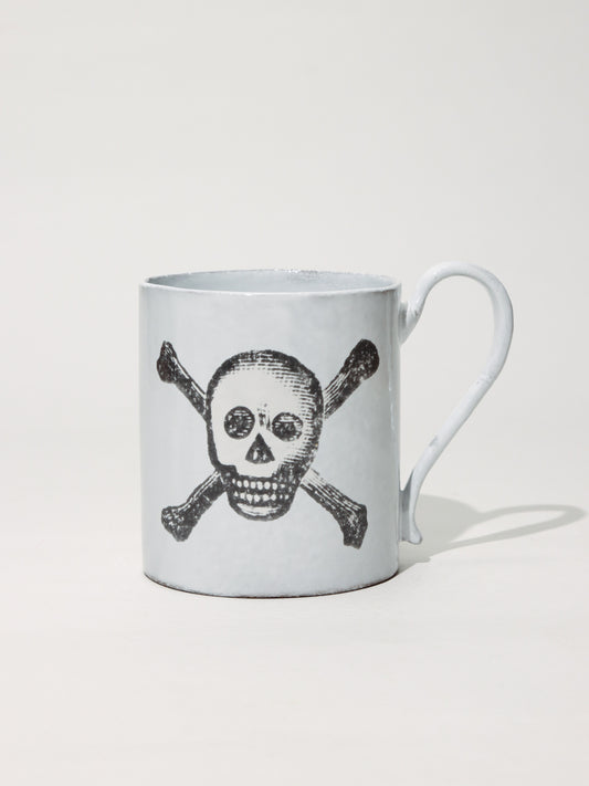 John Derian Skull and Crossbones マグカップ