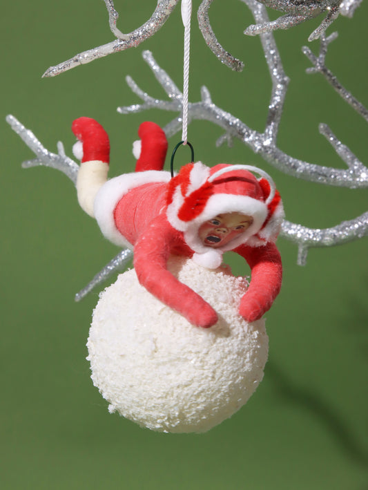 オーナメント RED HOLDING ON FOR DEAR LIFE