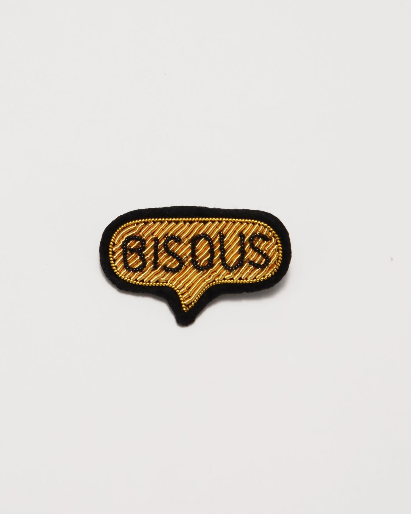 ＜Macon&Lesquoy＞ ブローチ Bisous Or