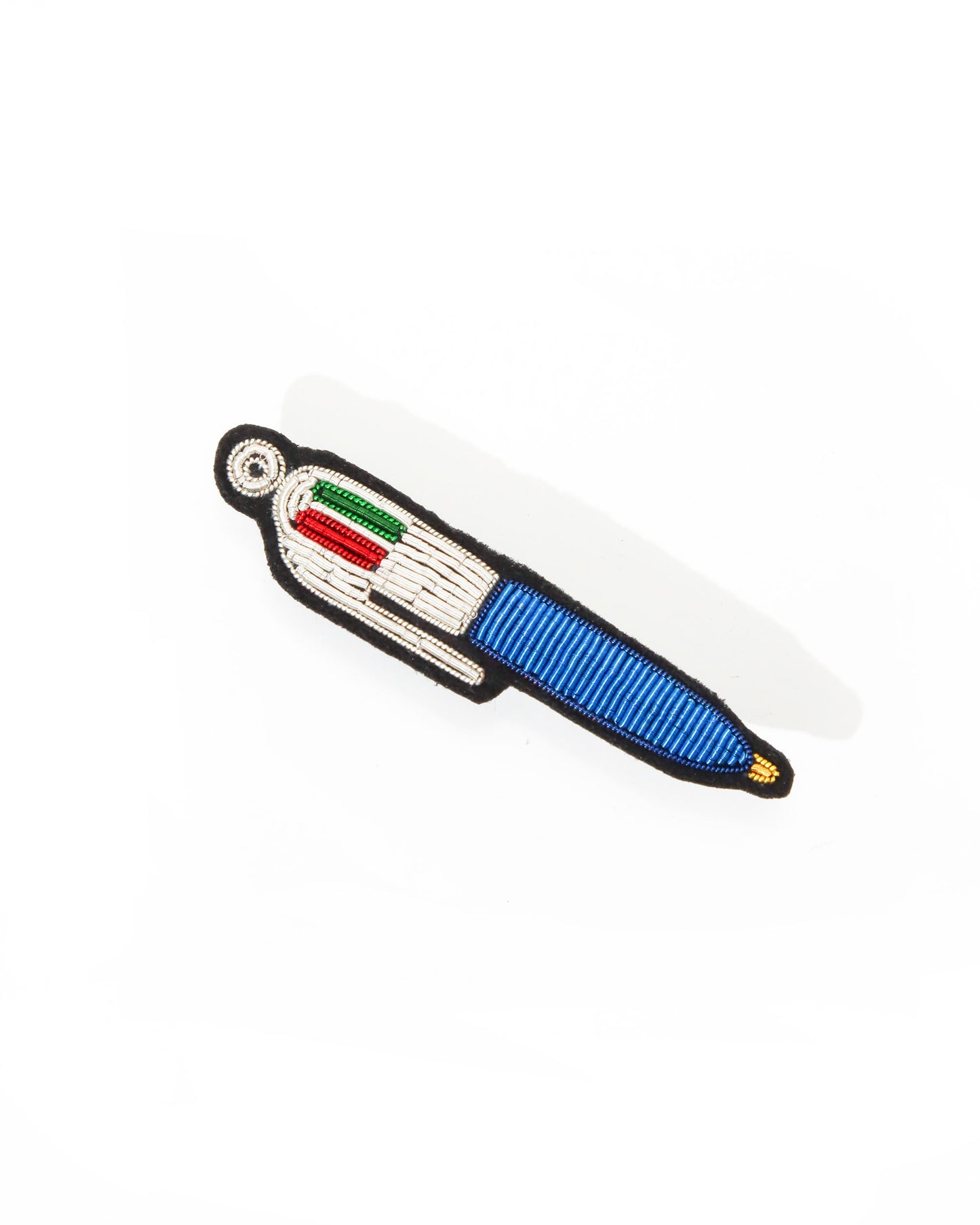 ブローチ Four colored pen