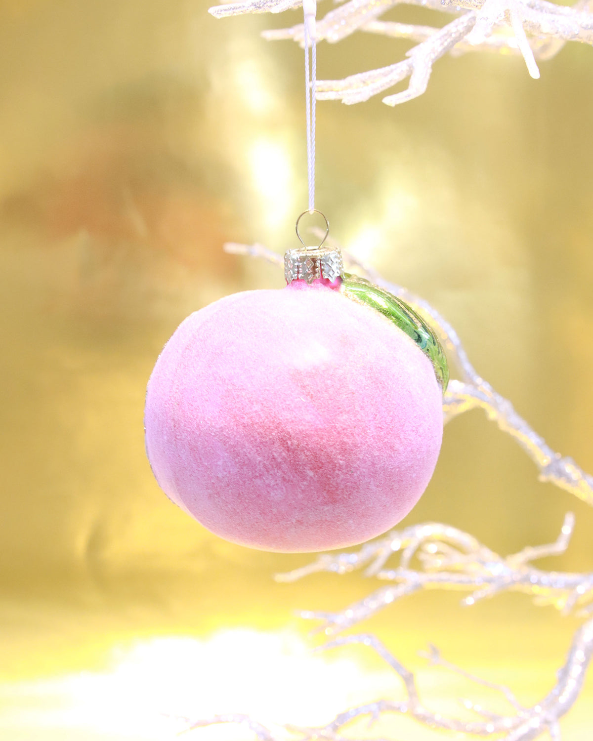 オーナメント SUGARED PEACH