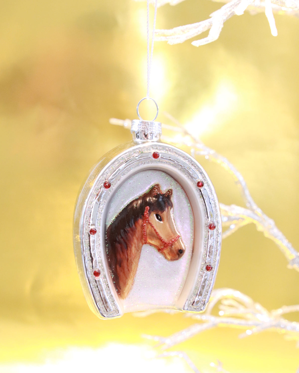 オーナメント HORSE AND HORSESHOE