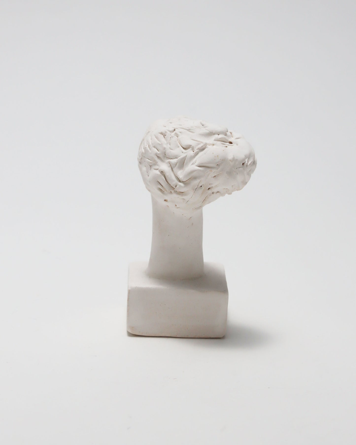 オブジェ Buste Socle Brun Blanc 9