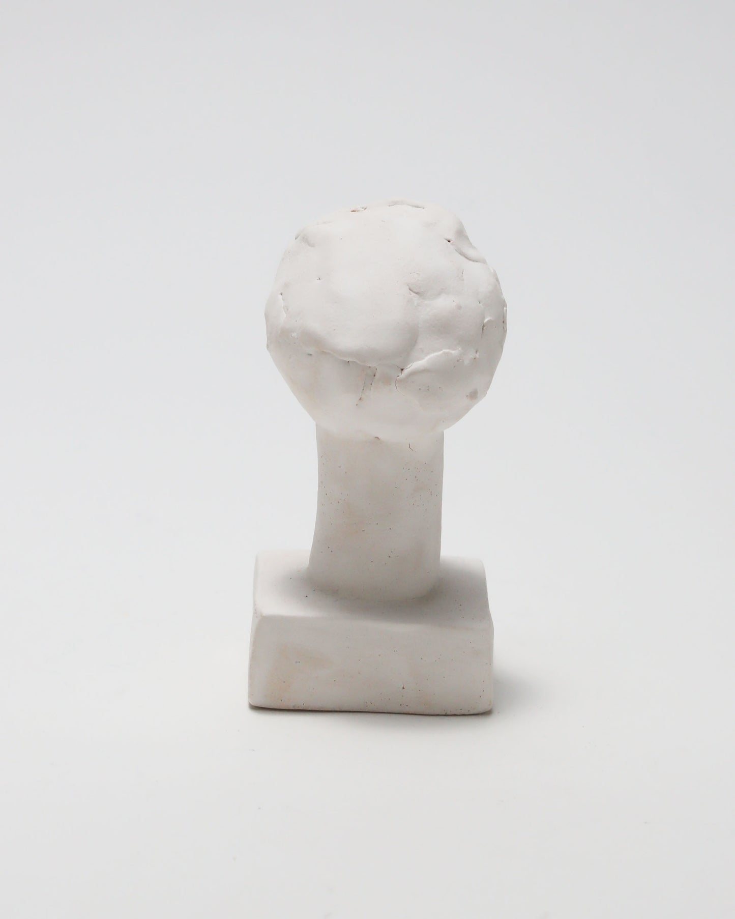 オブジェ Buste Socle Brun Blanc 22