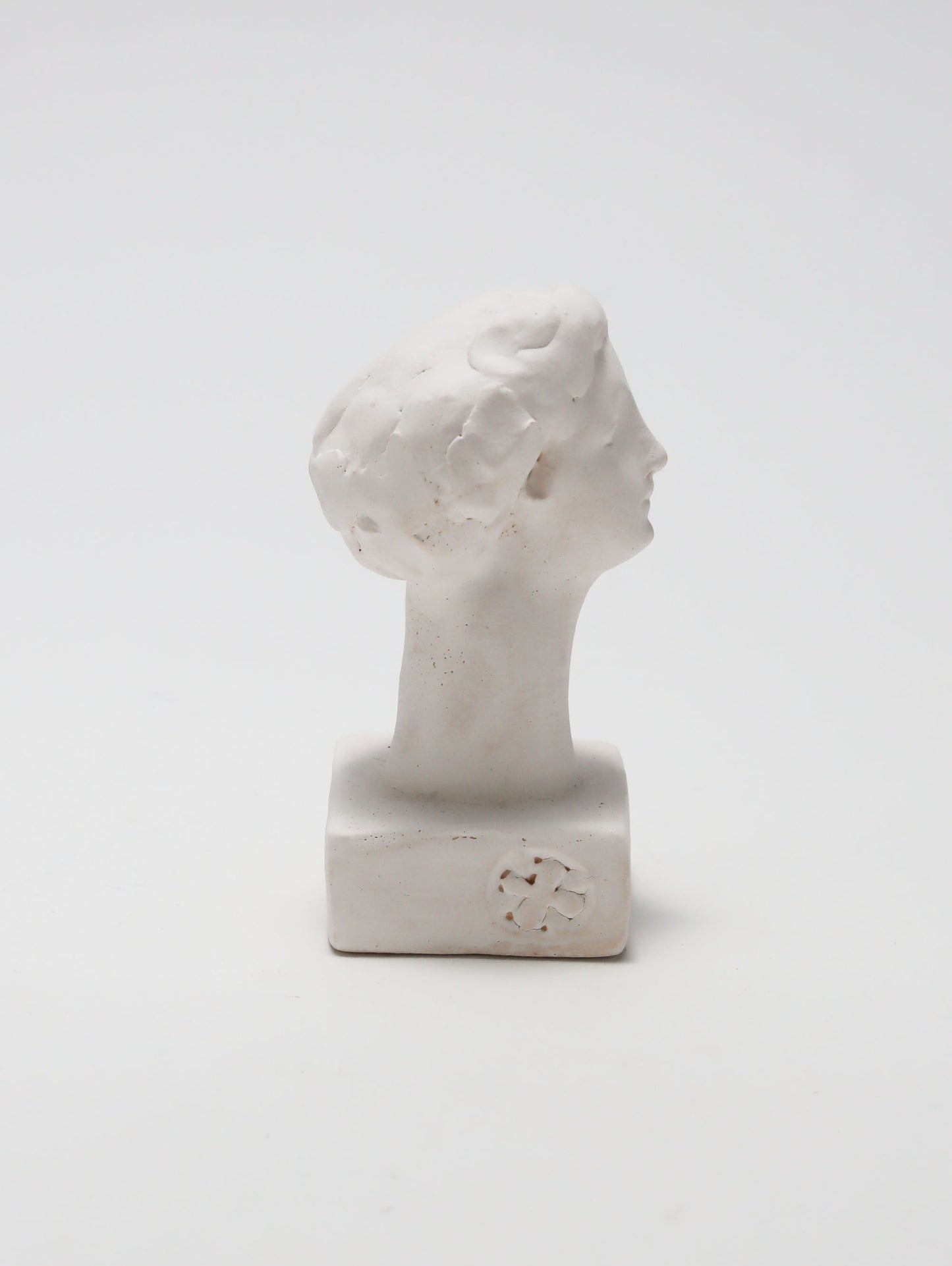 オブジェ Buste Socle Brun Blanc 22